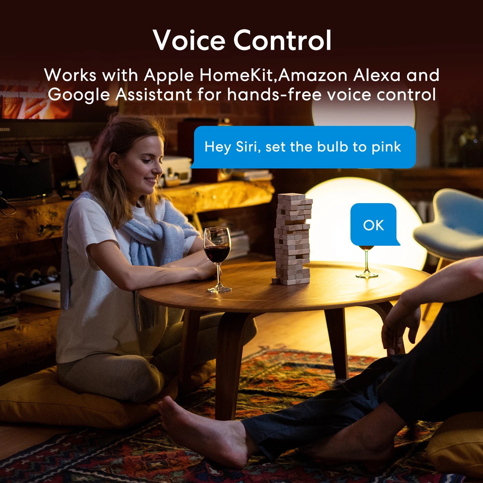 Ampoule Connectée WiFi Meross RGBWW - E27 - 16M couleurs - 810lm - HomeKit & Alexa - Sans Hub