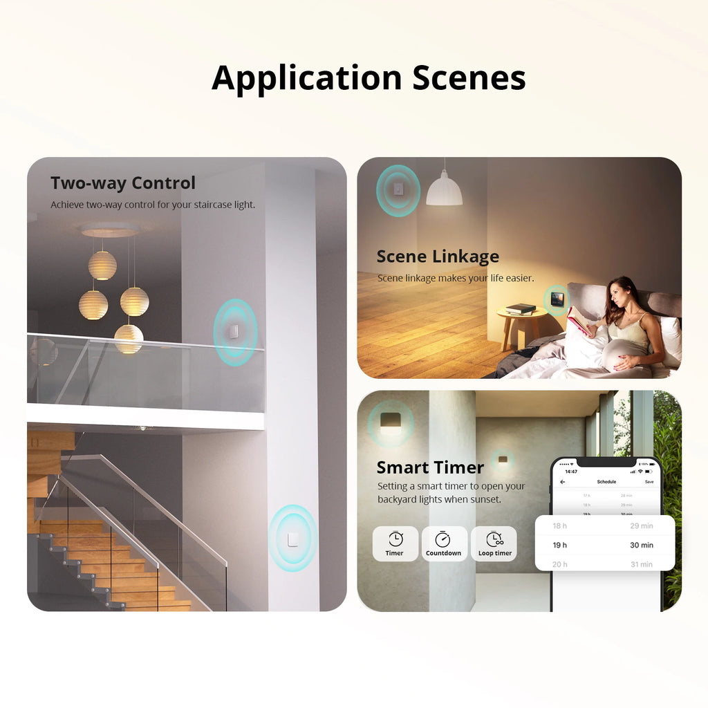 Micro-Module Zigbee SONOFF ZBMINIL2 - Sans Neutre - Ultra Compact - Va-et-vient - Alexa & HA