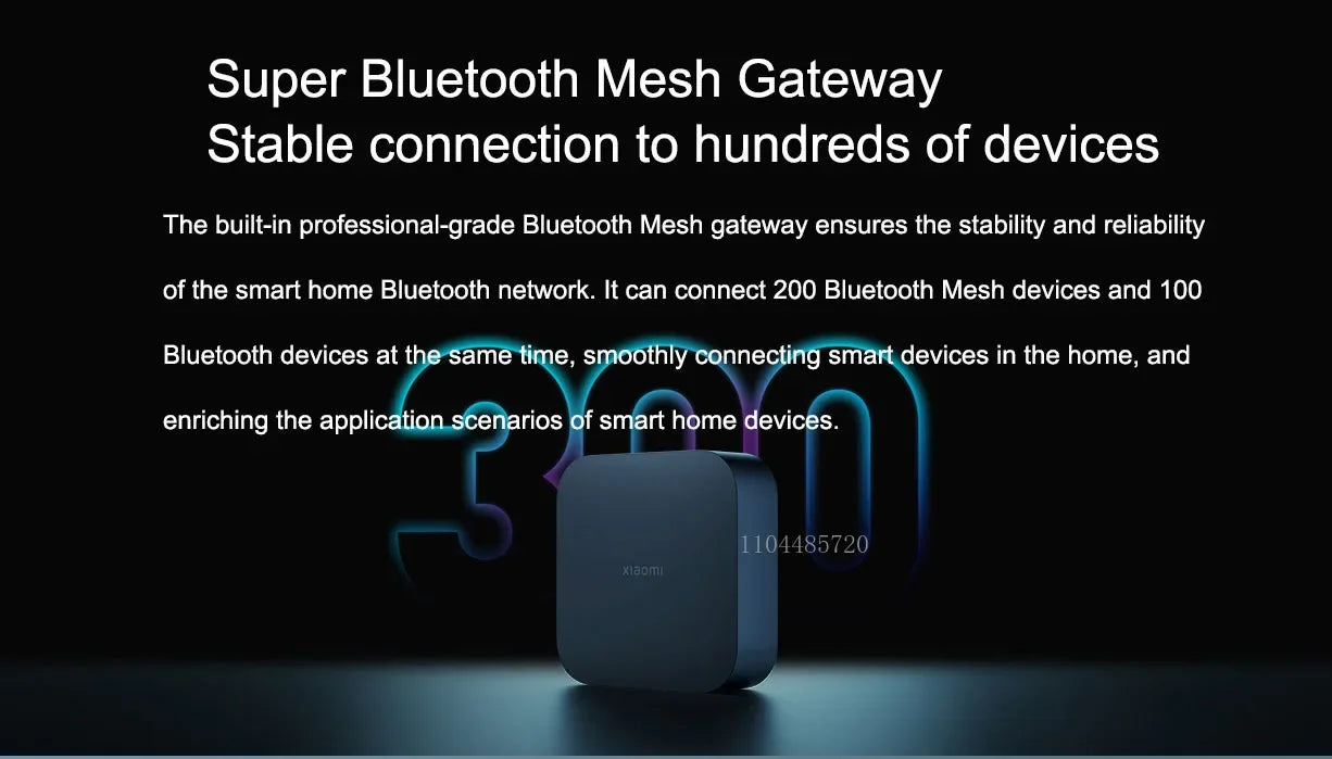 Passerelle Centrale Xiaomi Mi Home - Hub Bluetooth Mesh & WiFi 5 GHz - Port Ethernet