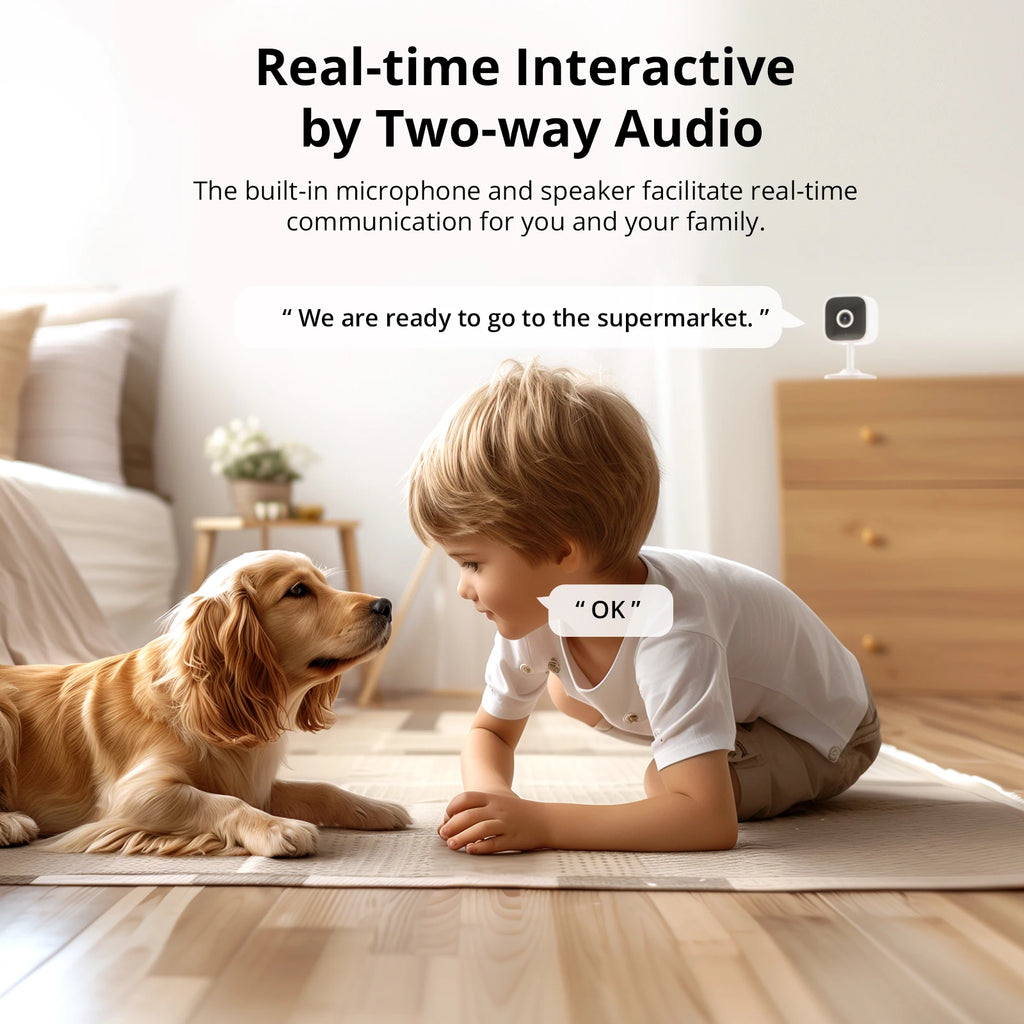 Camera Interieure WiFi SONOFF CAM Slim Gen2 - 1080P - Detection IA Humaine - Vision Nocturne - RTSP
