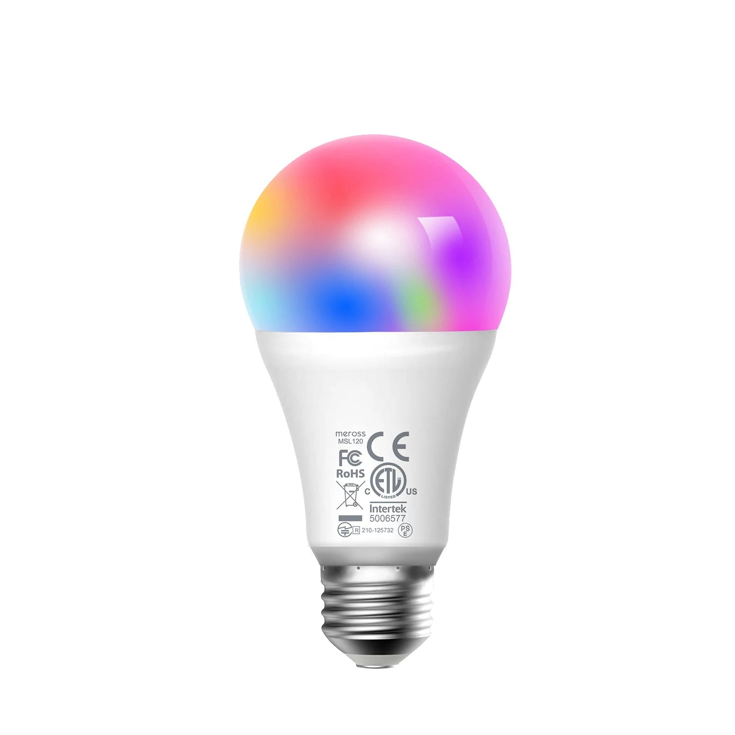 Ampoule Connectée WiFi Meross RGBWW - E27 - 16M couleurs - 810lm - HomeKit & Alexa - Sans Hub