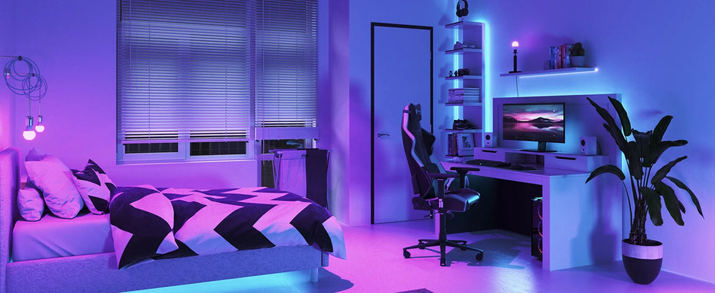 Ruban LED Connecté WiFi Meross RGBWW 5m - 16M Couleurs - HomeKit & Alexa - Sans Hub