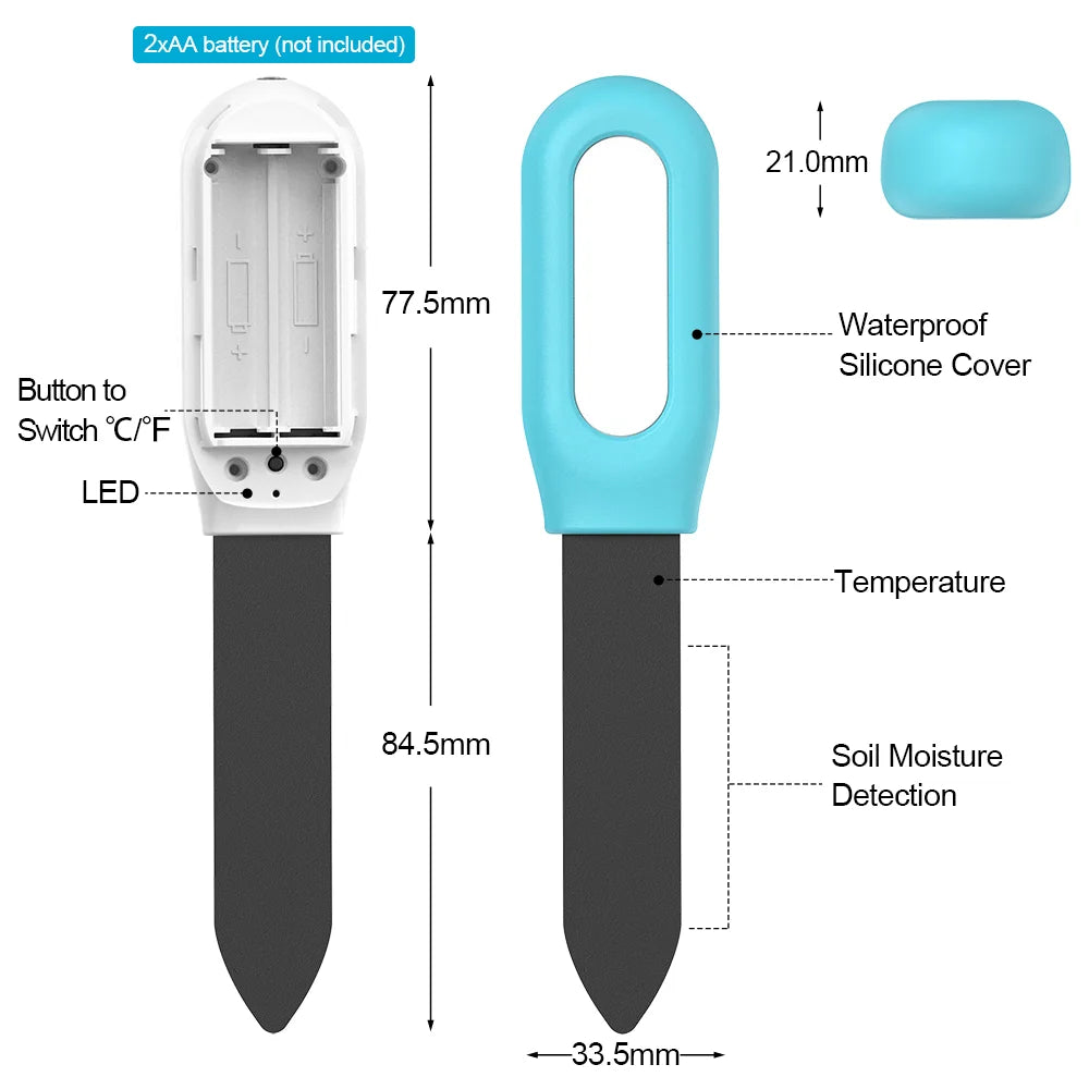 Capteur Sol Zigbee SGS01 - Humidité & Température Terre - Tuya & Home Assistant