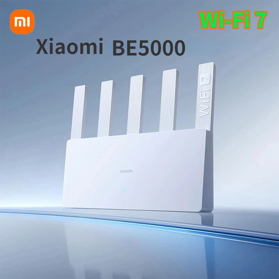 Routeur Xiaomi BE5000 WiFi 7 - Mesh Dual-Band - 5011 Mbps - Port 2.5G