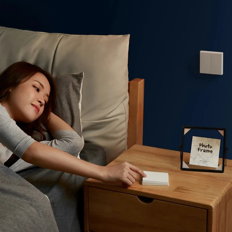 Interrupteur Mural Sans Fil Aqara D1 | Commande Zigbee 3.0 | Apple HomeKit & Mi Home