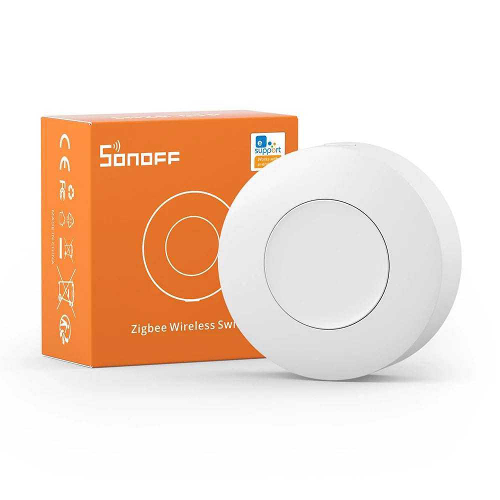 Bouton Zigbee SONOFF SNZB-01P | Interrupteur Sans Fil 3 Actions | Home Assistant