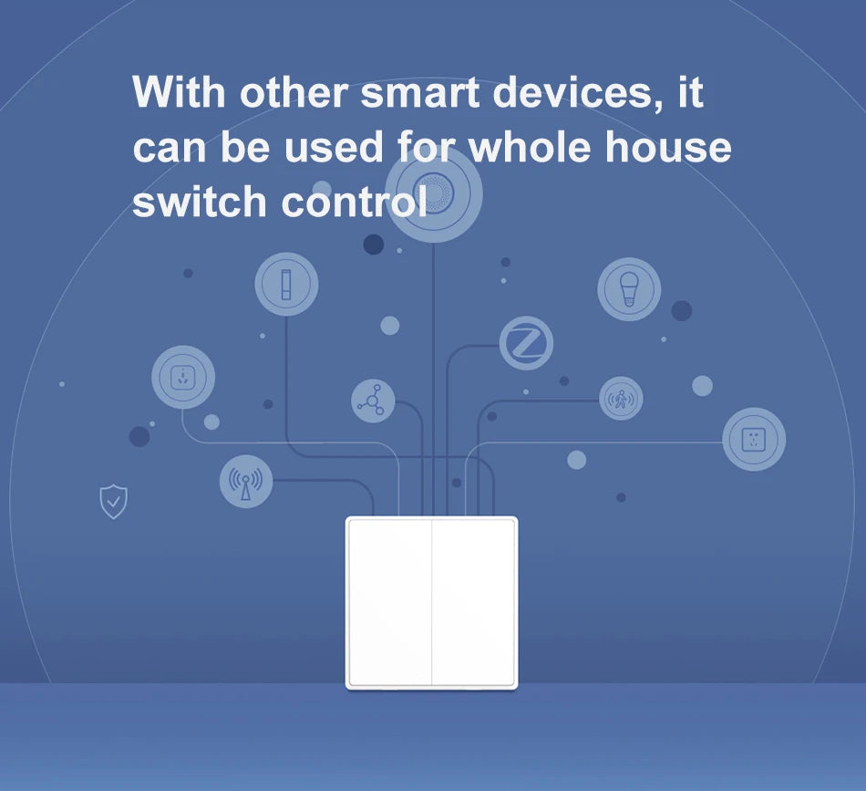 Interrupteur Mural Sans Fil Aqara D1 | Commande Zigbee 3.0 | Apple HomeKit & Mi Home