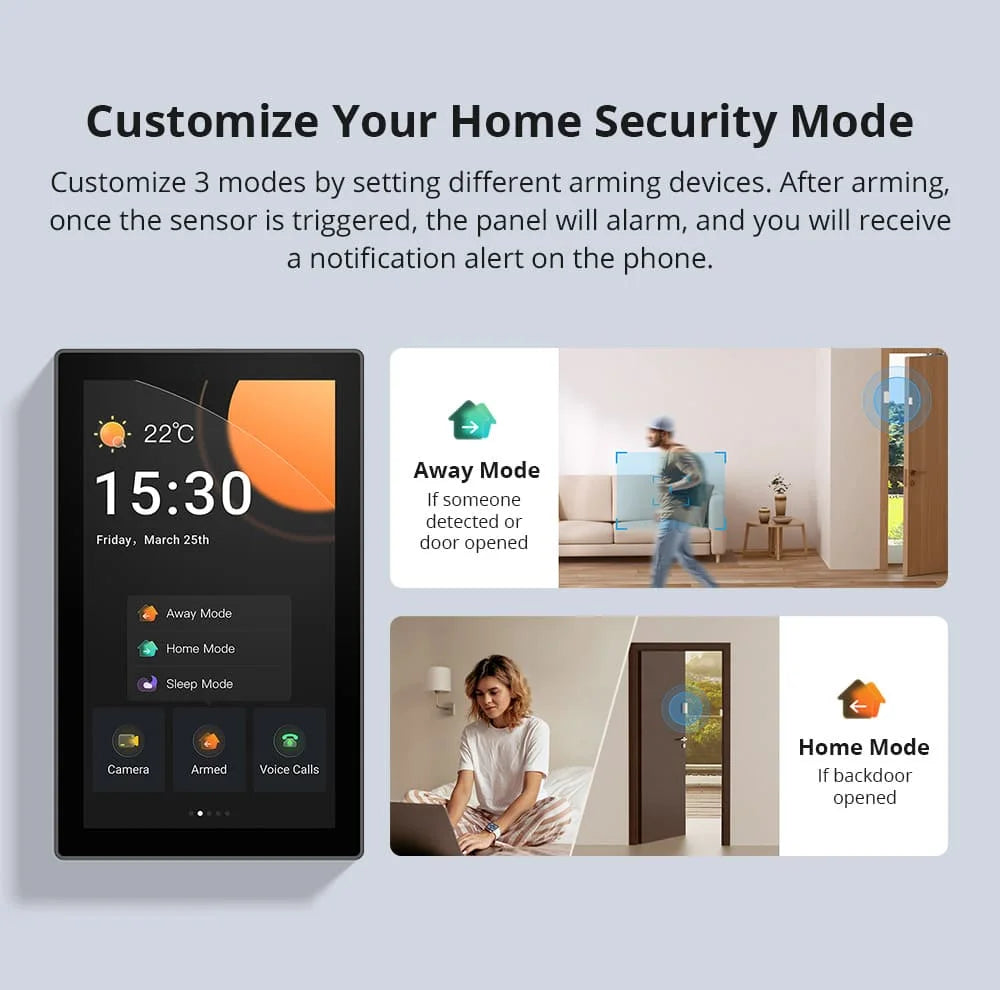 SONOFF NSPanel Pro 120 - Panneau Tactile 4,7" - Hub Zigbee & Matter Intégré - Home Assistant