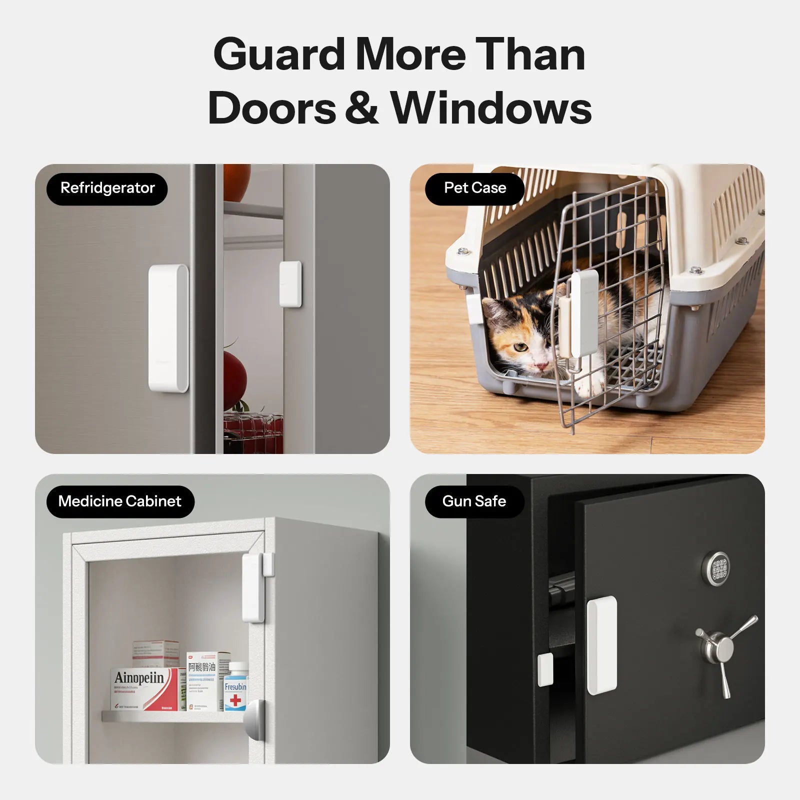 Détecteur Ouverture Zigbee SONOFF SenseGuard | Anti-Sabotage | Alexa & HA