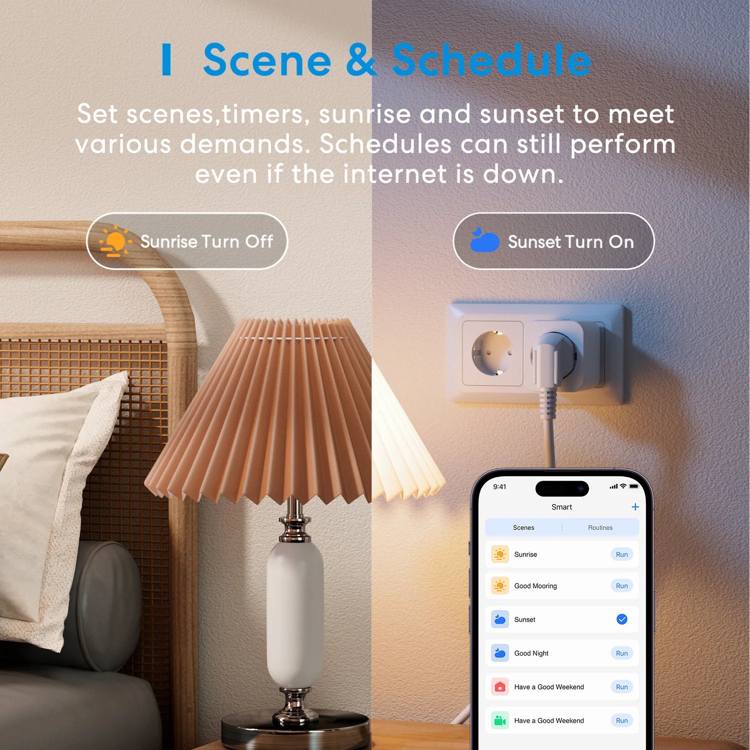 Prise Connectée WiFi Meross MSS210P - 16A - Suivi Énergie - HomeKit & Alexa - Sans Hub