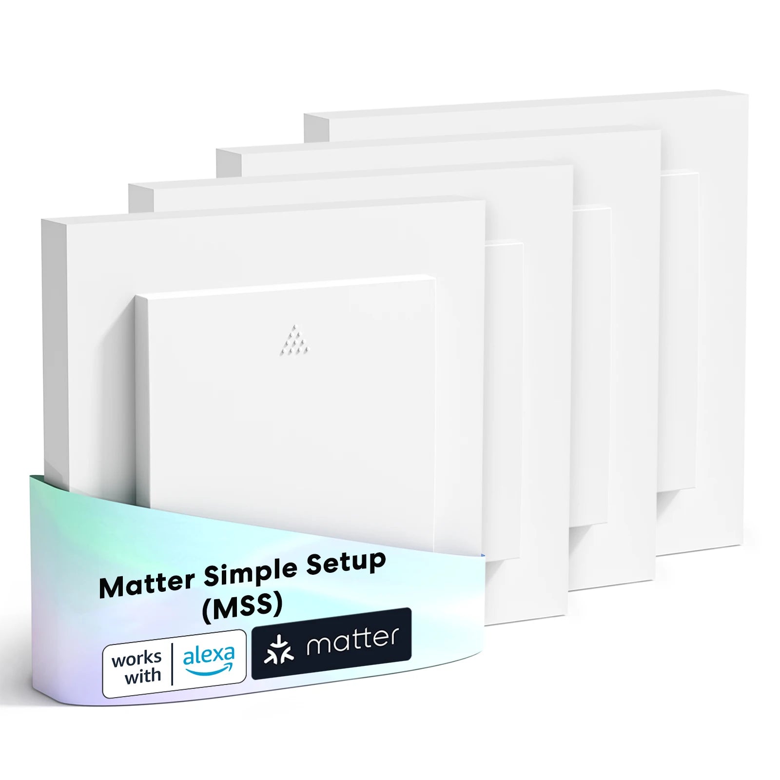 Interrupteur Volet Roulant Matter Meross MRS105 - WiFi - Calibration Auto - HomeKit & Alexa - Neutre