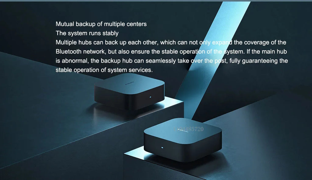 Passerelle Centrale Xiaomi Mi Home - Hub Bluetooth Mesh & WiFi 5 GHz - Port Ethernet
