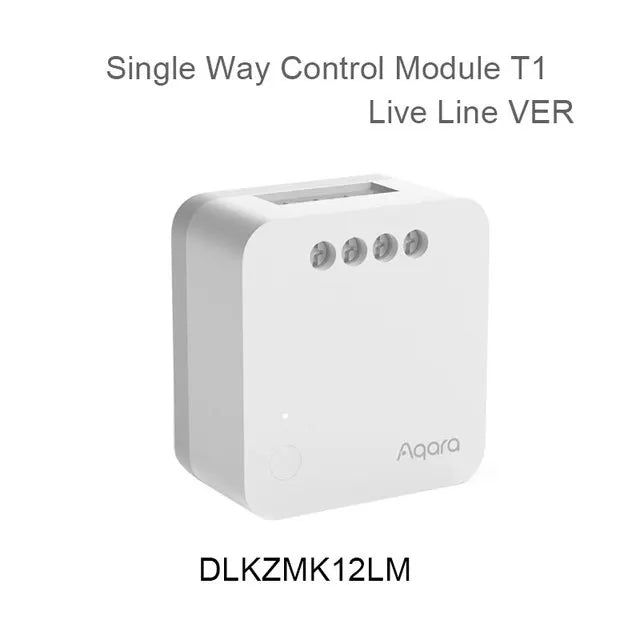Micromodule Relais Aqara T1 Zigbee 3.0 - 1 Canal - Avec ou Sans Neutre - Apple HomeKit