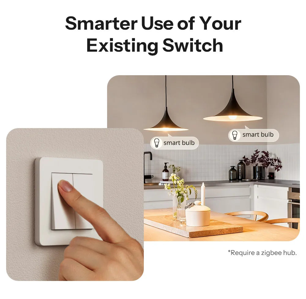 Micro-Module Zigbee SONOFF MINI DUO ZB2GS - 2 Canaux - 10A/16A - Repeteur Zigbee - Avec Neutre