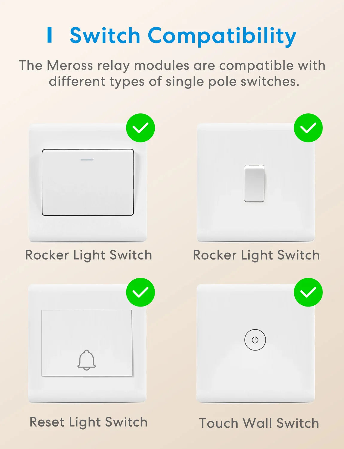 Micro-Module Encastrable Matter Meross MSS815 - WiFi - Suivi Énergie - HomeKit & Alexa - Neutre