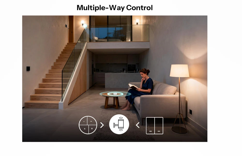 Bouton Scene Zigbee SONOFF Orb SNZB-01M - 4 Boutons - 16 Actions - Double Protocole - 4 ans