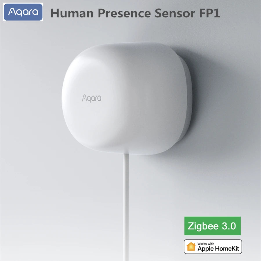 Capteur de Presence Humaine Zigbee Aqara FP1 - Radar mmWave - Detection Immobile - Zones Multiples