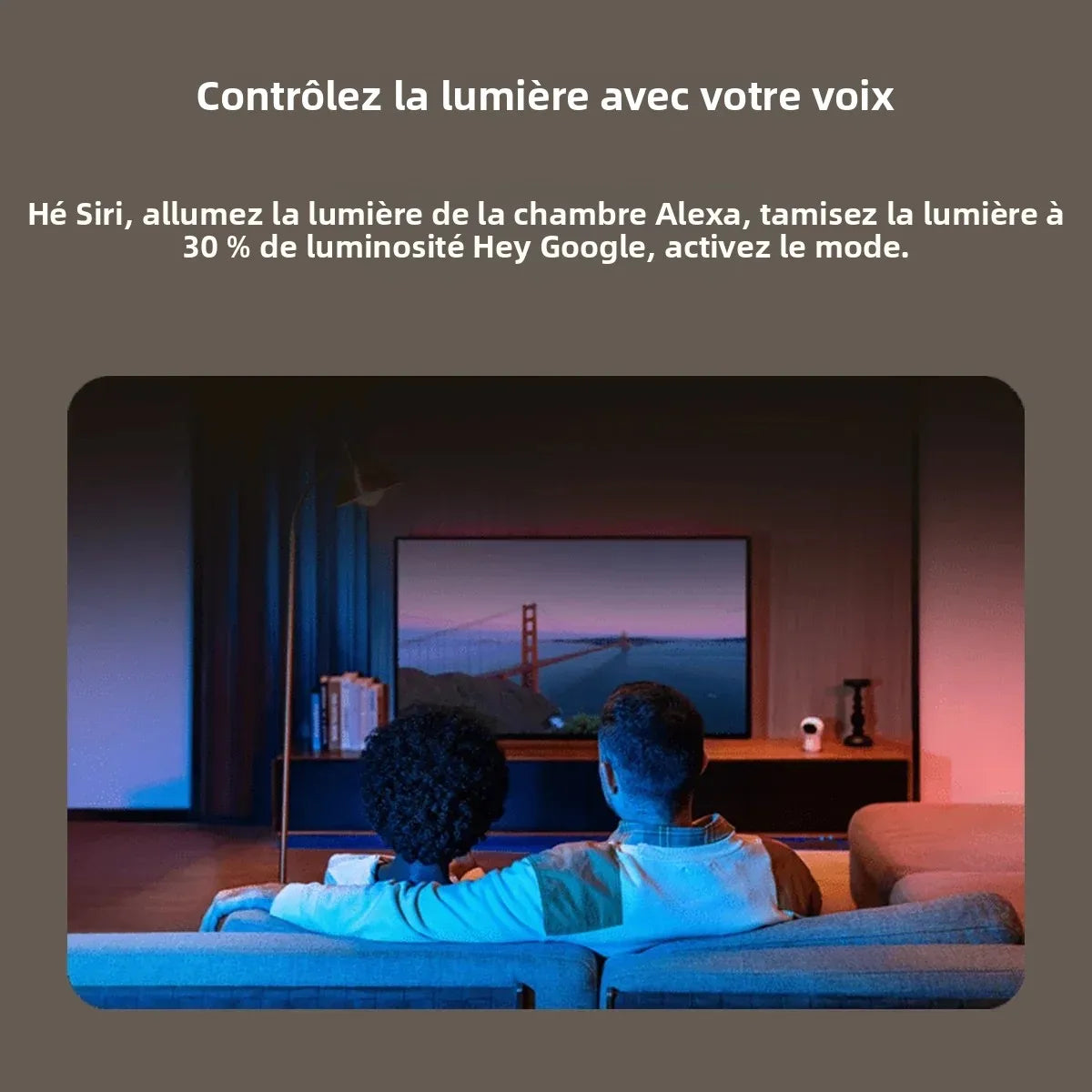 Ampoule Connectée Zigbee Aqara LED Bulb T1 - E27 - Blanc Réglable 2700K-6500K - HomeKit