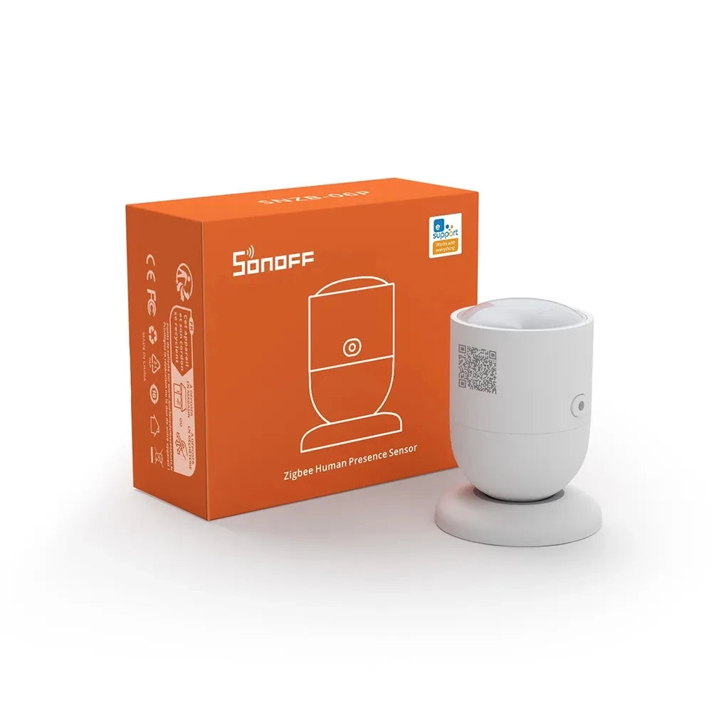 Capteur de Présence Humaine Zigbee SONOFF SNZB-06P - Radar mmWave 5.8 GHz - Détection Immobile