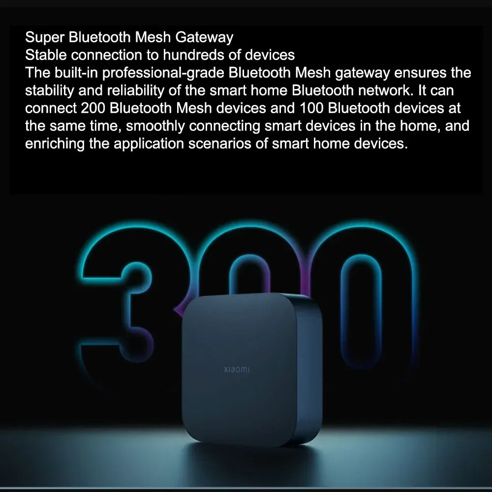 Passerelle Centrale Xiaomi Mi Home - Hub Bluetooth Mesh & WiFi 5 GHz - Port Ethernet