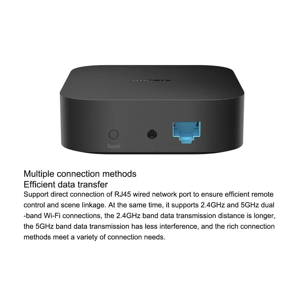 Passerelle Centrale Xiaomi Mi Home - Hub Bluetooth Mesh & WiFi 5 GHz - Port Ethernet