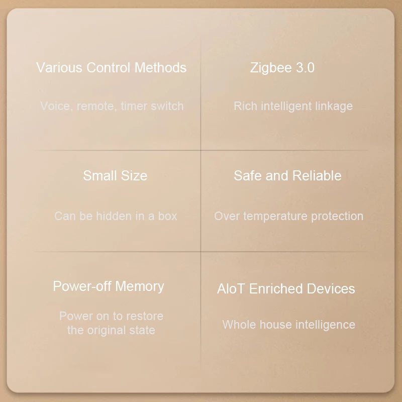 Micromodule Relais Aqara T1 Zigbee 3.0 - 1 Canal - Avec ou Sans Neutre - Apple HomeKit