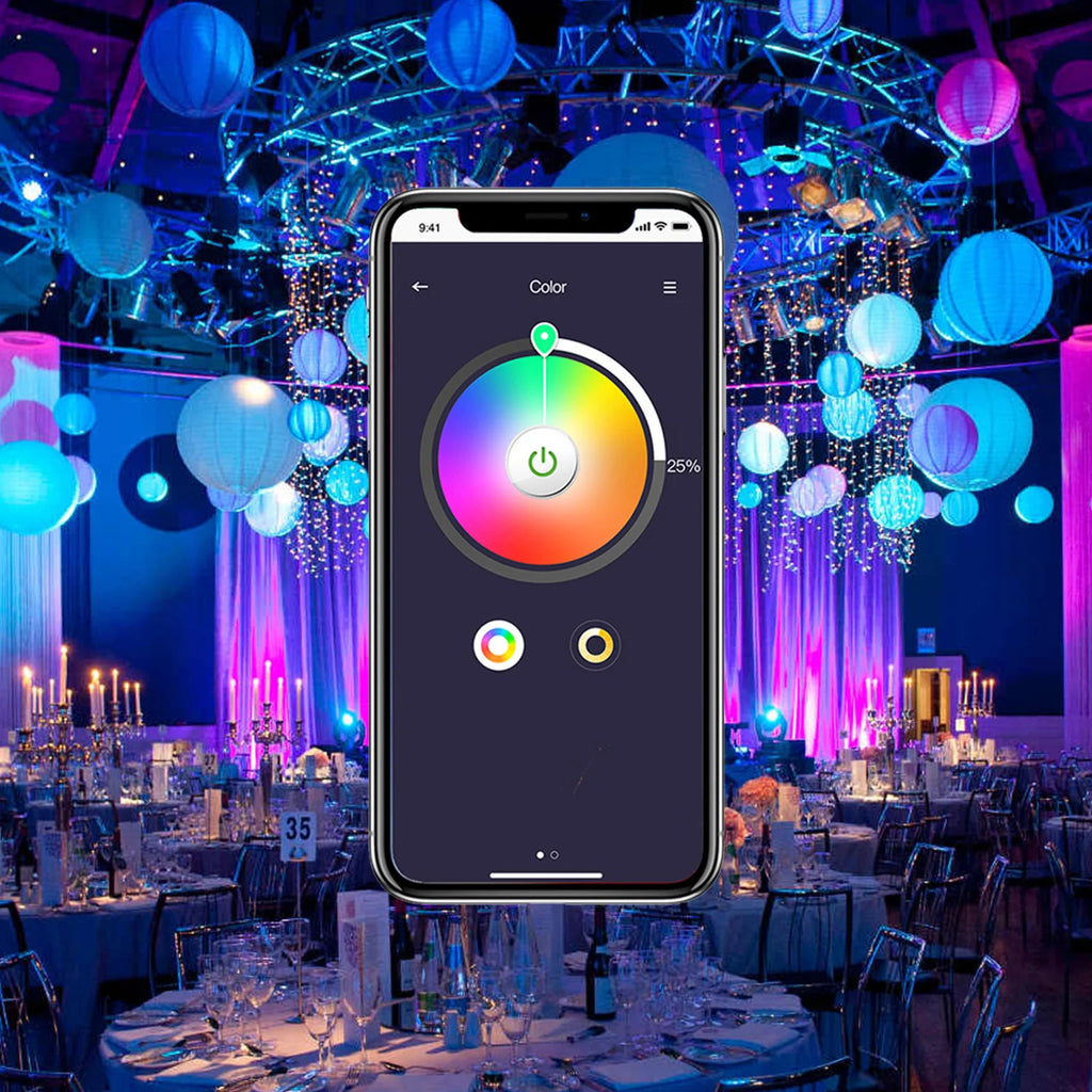 Ampoule Connectée WiFi Meross RGBWW - E27 - 16M couleurs - 810lm - HomeKit & Alexa - Sans Hub