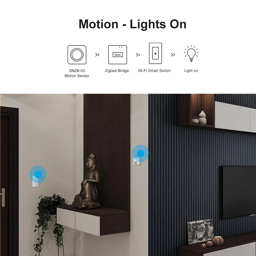 Passerelle Zigbee 3.0 SONOFF ZBBridge-P - 128 Appareils - Scènes Locales - Sécurité Maison