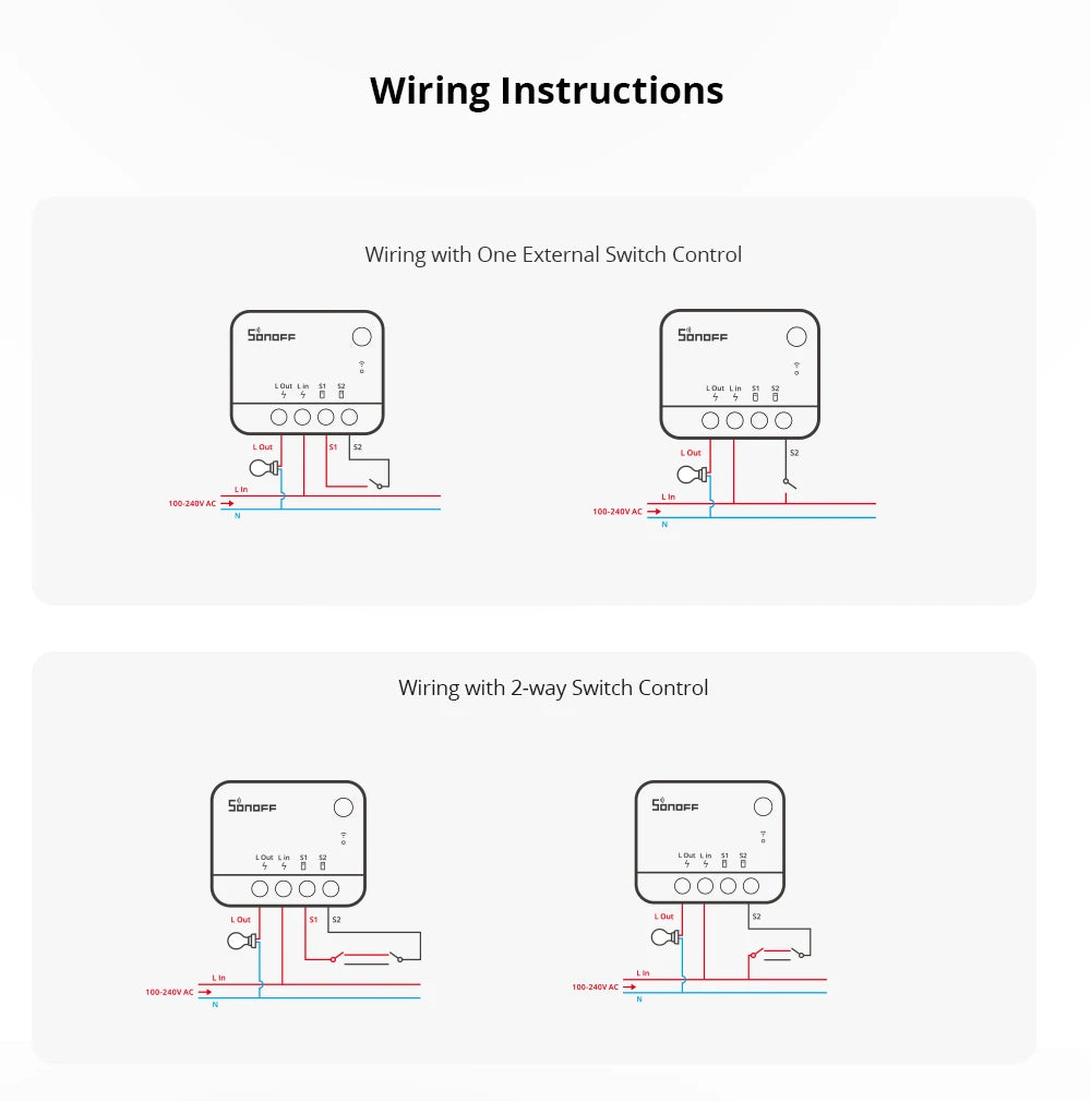 Micro-Module Zigbee SONOFF ZBMINIL2 | Sans Neutre | Ultra Compact | Alexa