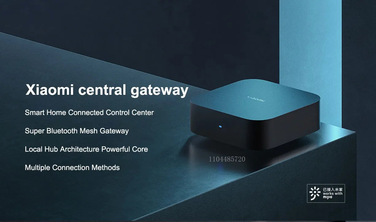 Passerelle Centrale Xiaomi Mi Home - Hub Bluetooth Mesh & WiFi 5 GHz - Port Ethernet