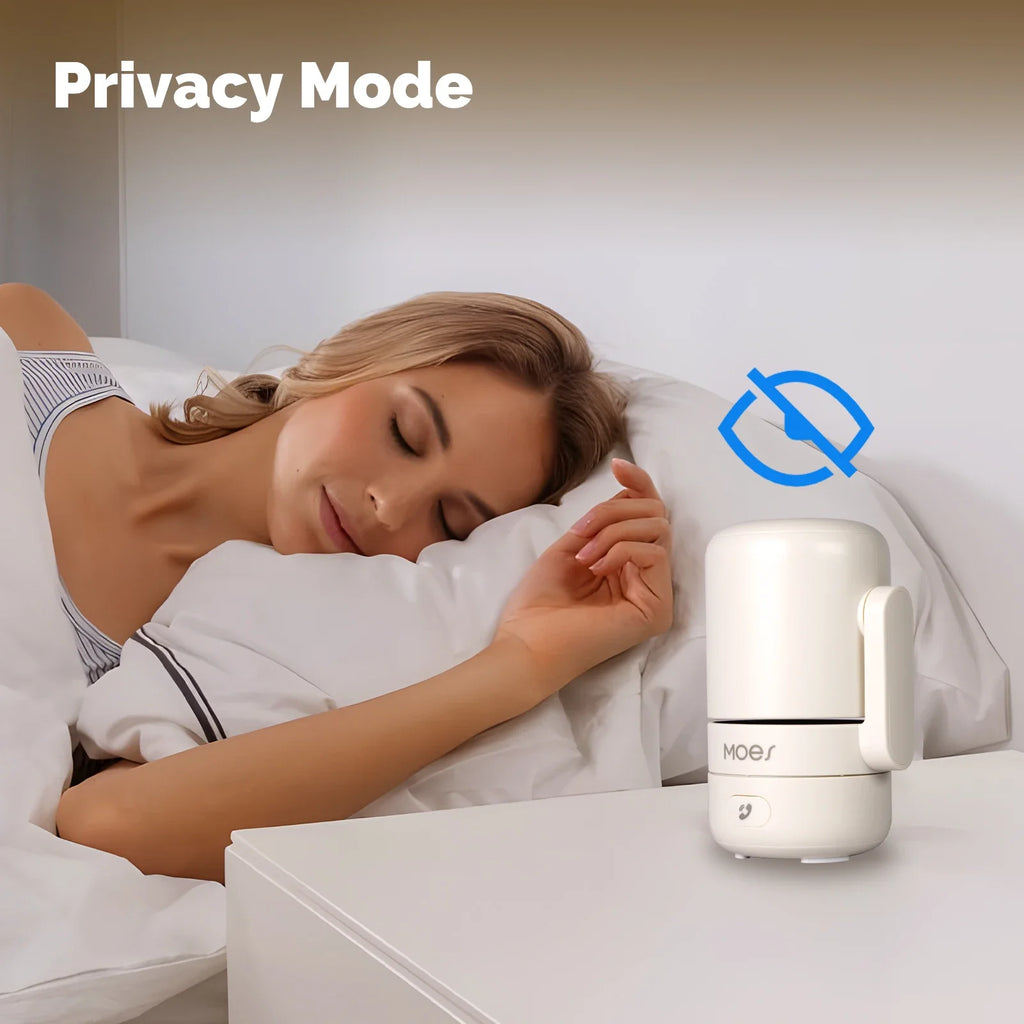 Caméra Intérieure WiFi MOES P52 - 1080P PTZ 360° - Suivi Automatique - Vision Nocturne