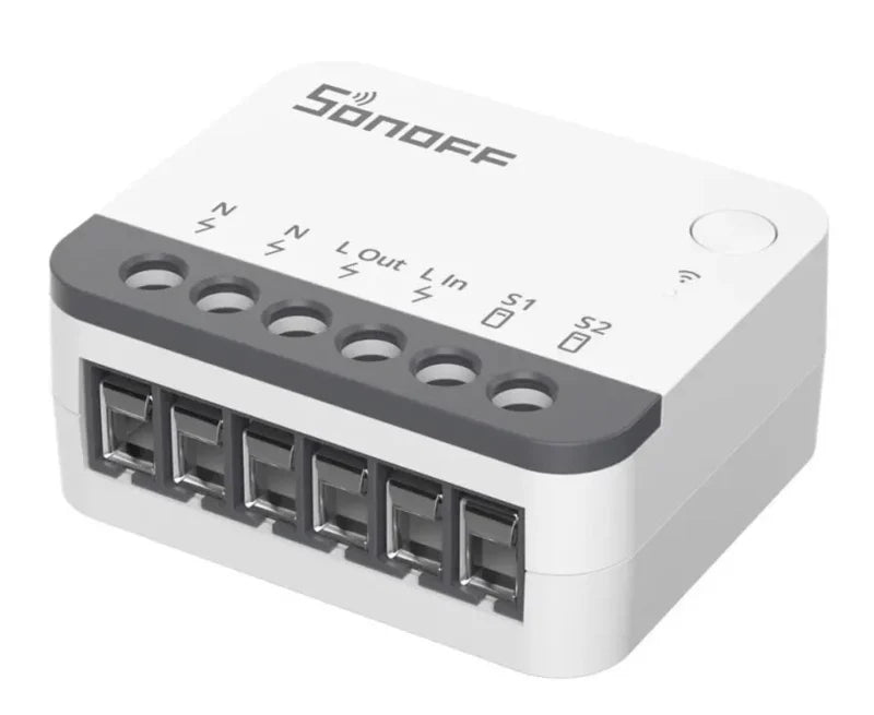 Micro-Module Zigbee SONOFF ZBMINIR2 - Avec Neutre - 10A - Répéteur Zigbee - Va-et-vient