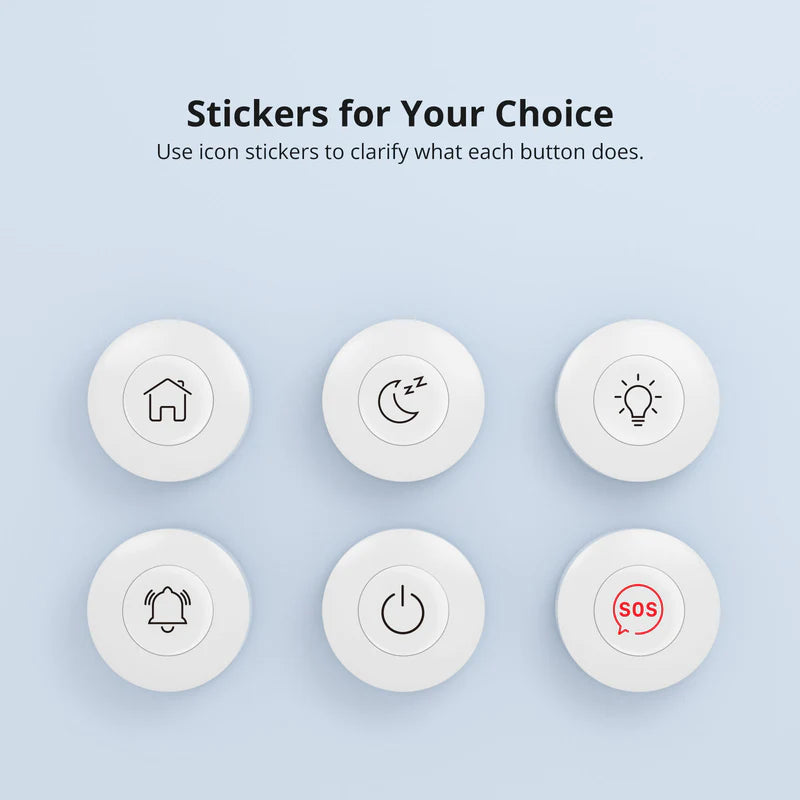 Bouton Zigbee SONOFF SNZB-01P | Interrupteur Sans Fil 3 Actions | Home Assistant