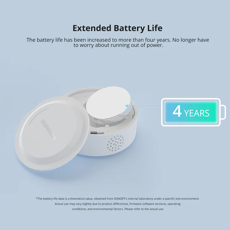 Capteur Température & Humidité Zigbee SONOFF SNZB-02P - Précision ±0,2°C - Capteur Suisse - 4 ans